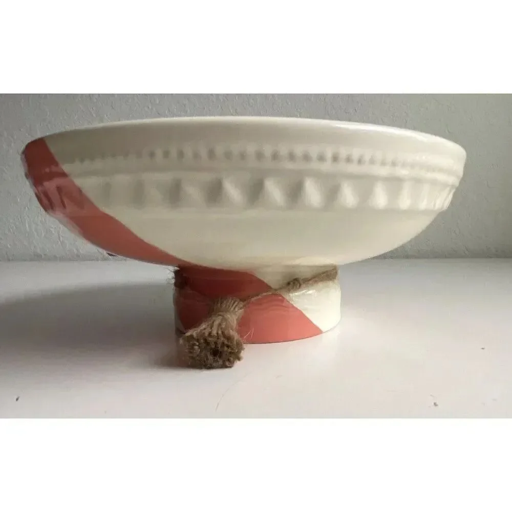 Disney‎ Parks Moana Kakamora Ceramic Serving Bowl With Stand NEW